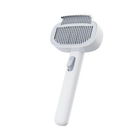 Adjustable Comb for Cats & Dogs: 2-in-1 Deshedding Brush with Hair Removal Board
